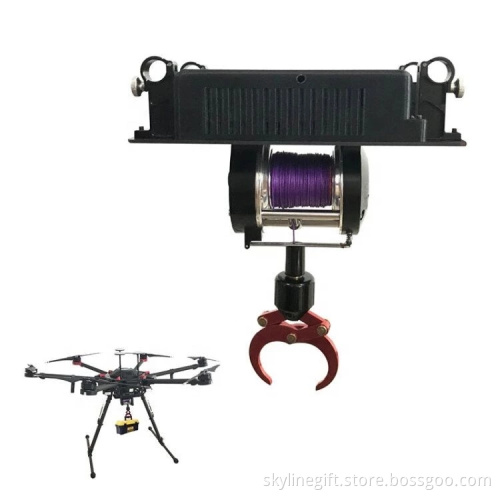 Drone Winch with Hook Cargo Drop Device 5kg Drone Payload Drone Accessories for DJI M600 M600 Pro